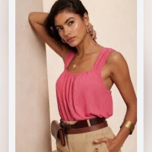 Banana Republic Factory- LINEN-BLEND TANK